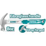 MARTILLO 8 OZ MANGO FIBRA VIDRIO TOTAL (THT7386)