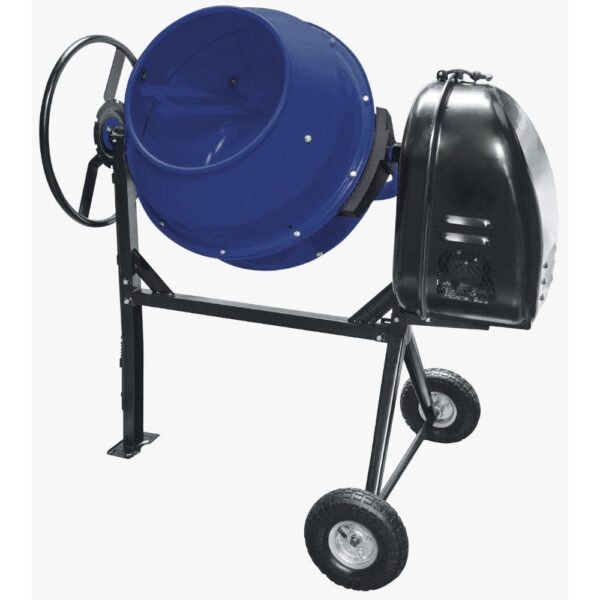MEZCLADOR DE CONCRETO A GASOLINA TOOLCRAFT CAPACIDAD 73KL 160L 2.5HP (TC5495) CONSTA DE 2 PIEZAS