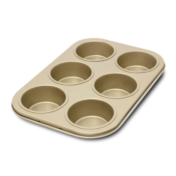 MOLDE DSGN NON STICK X 6 MUFFINS ILKO
