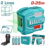 NIVEL LASER 0-35M  LUZ VERDE  INDUSTRIAL SUPER TOTAL (TLL156601)