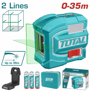 Nivel Laser 0-35M  Luz Verde  Industrial Super Total (TLL156601)