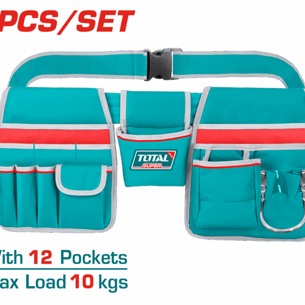 PORTA HERRAMIENTA DE 13 BOLSILLOS CAPACIDAD MAXIMA 10KG SUPER TOTAL  (THT16P20325)