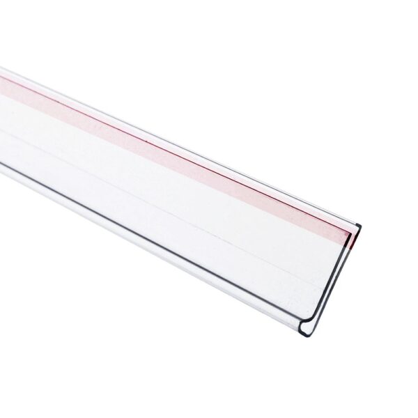 PORTAPRECIOS ADHESIVO TRANSPARENTE 7.5 X 1 MT