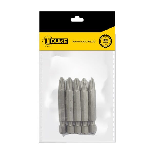 PUNTAS TALADRO ESTRIA INDIVIDUAL 2 X 2 C/V (68-076) PQT X 5 UDUKE