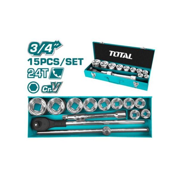 RACHE CON COPAS 3/4 X 15 PZS (30-60MM) INDUSTRIAL TOTAL (THT341151)