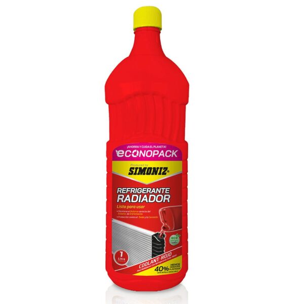 REFRIG. RADIADOR ROJO 1LT ECONOPACK SIMONIZ (208612)