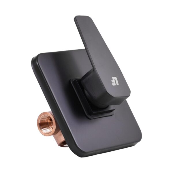 REGISTRO DUCHA MONOCONTROL CUADRADA NEGRA (1620224)