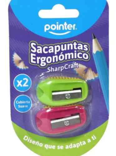 SACAPUNTA ERGONOMICO COL X 2PZ POINTER(SH-23102)