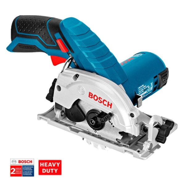 SIERRA CIRCULAR BOSCH INALAMBRICA 85MM 12V-1400RPM ION DE LITIO SIN BATERIA Y CARGADOR(GKS12V-26)(06016A1001000)