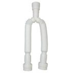 SIFON LAVAPLATOS FLEXIBLE BLANCO DOBLE  1 1/4" BLANCO  UDUKE (HT2283)