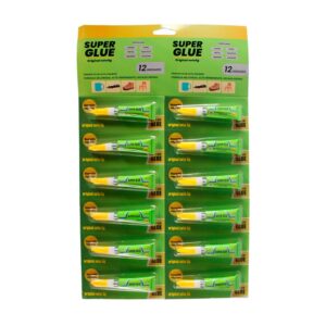 SUPER GLUE CARTON VERDE X 12 UNIDADES (5 GRS) (PAC30043A-1339)