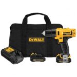 Taladro Atornillador Recargable Dewalt 3/8- 12V Ion de Litio (DCD710S2-B3) Dos Baterias 1.5AMP