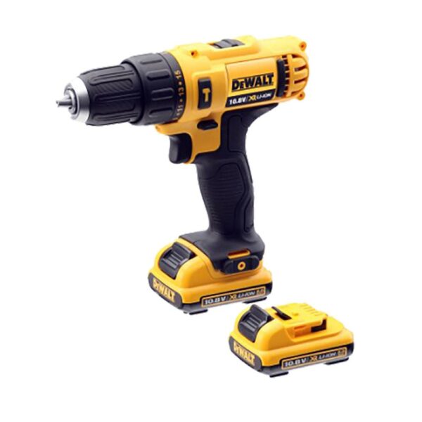 TALADRO ATORNILLADOR RECARGABLE DEWALT 3/8-2VEL-12 VTS-ION DE LITIO DOS BATERIAS 2AMP (DCD716D2-B3)