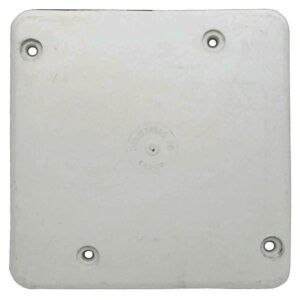 TAPA PLASTICA CIEGA 4X4 BLANCA R/G