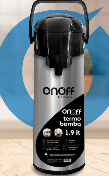 TERMO BOMBA ACERO 1,9L ONOFF PS PLUS(RP1970)
