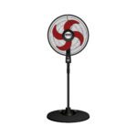 VENTILADOR TURBO POWER PEDESTAL NEGRO / ROJO IMUSA