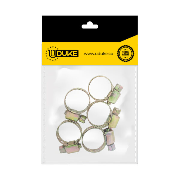 ABRAZADERA 5/8" AMARILLA OJO 3/8 PQT X 5UDUKE Item: 7835K
