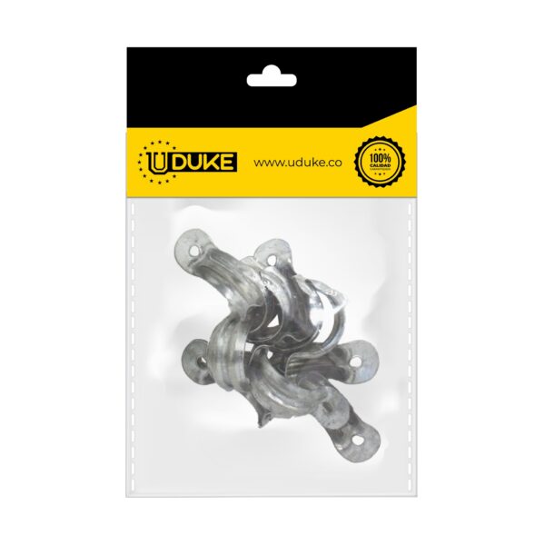 GRAPA CONDUIT 3/8 GALVANIZADA PQT X 12 UDUKE Item: 838K