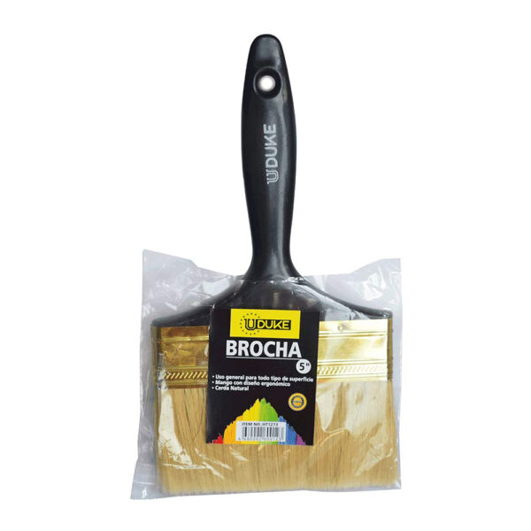 BROCHA DE 5" UDUKE M/PLASTICO (HT1273) Item: 13620