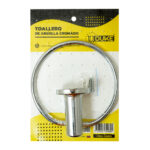 TOALLERO ARGOLLA CROMADO EN BLISTER UDUKE (9117) Item: 12302K