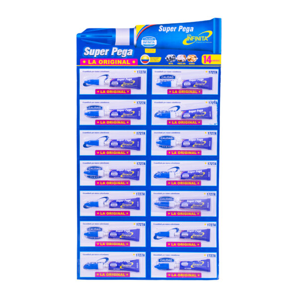 SUPER PEGA INFINITA CARTON X 14 PCS (5 GRS) 1727A Item: 16234