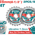 DISCO CORTE MADERA 6 1/2" JUEGO X 2 UNIDADES INDUSTRIAL  SUPER TOTAL (TAC2331653)