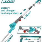 CORTASETOS INALAMBRICA EXPANDIBLE 0-40CM 20V CARGADOR Y BATERIA SE VENDEN POR SEPARADOR  TOTAL (TPHT201601)