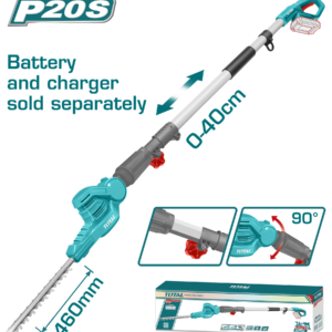 Cortasetos Inalambrica Expandible 0-40CM 20V Cargador y Bateria Se Venden por Separador Total (TPHT201601)