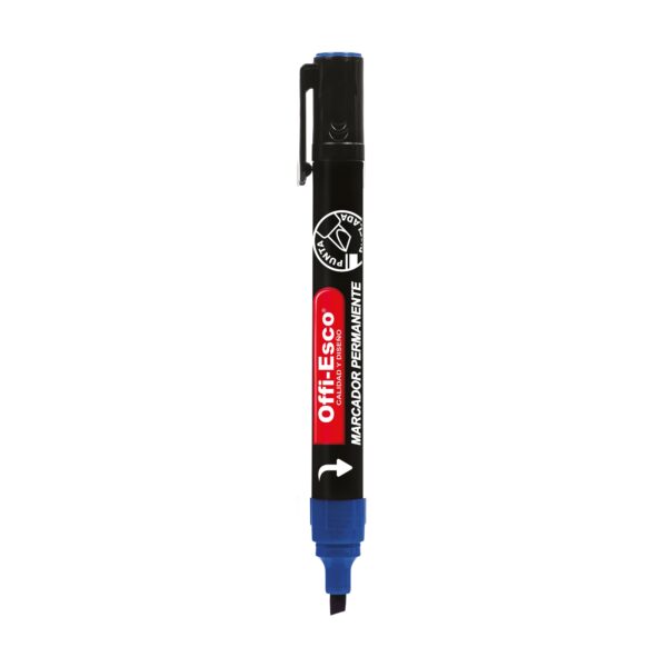MARCADOR PERMANENTE RECARGABLE OE-521 AZUL