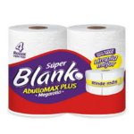 PAPEL HIGUIENICO SUPER BLANKO TH MEGA X4 UNDS COD 202101