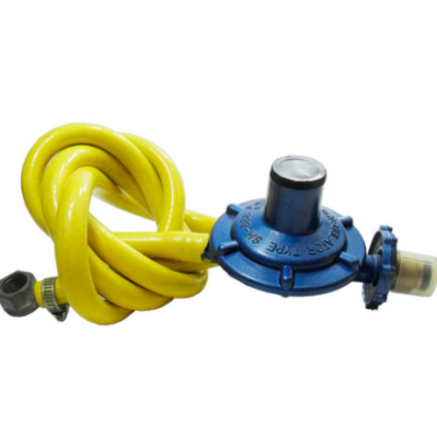 REGULADOR GAS MANGUERA AMARILLA DE 3 MTS
