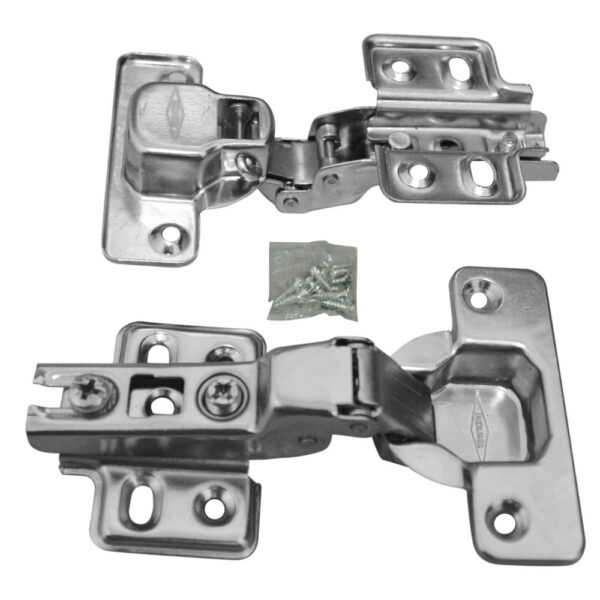 BISAGRA COCINA PARCHE CROMADA SEMI CURVA INDUMA C.20 (PAR)(TC302-0004) Item:11520