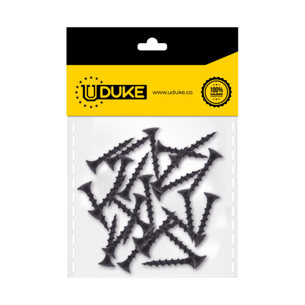 TORNILLO DRYWALL 6X1 ROSCA FINA PANEL YESO PQT X 25 UDUKE Item: 6790K
