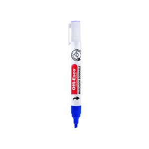 MARCADOR BORRABLE RECARGABLE OE-507 AZUL