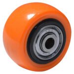 Rueda individual naranja de 40 mm para reposición de inventario