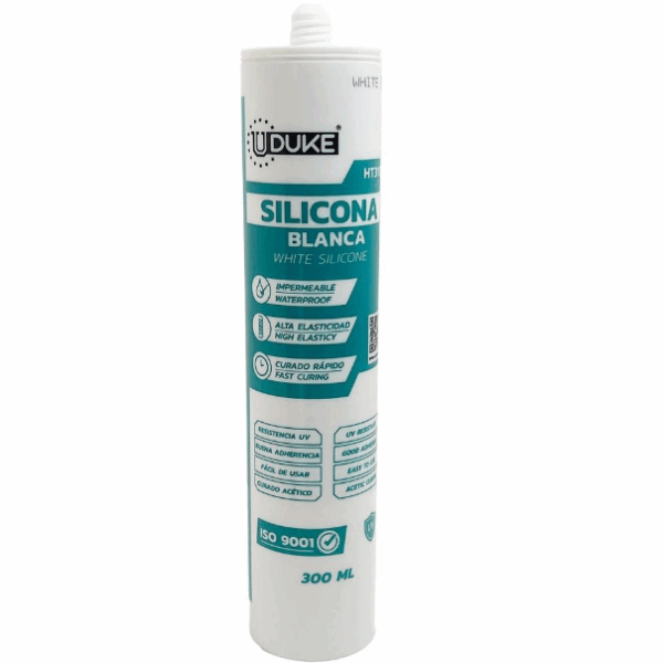 SILICONA TUBO BLANCA 300ML UDUKE (HT3112) Item: 21348