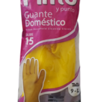 GUANTE DOM AMARILLO CAL15 T9 PINTO COD:131026
