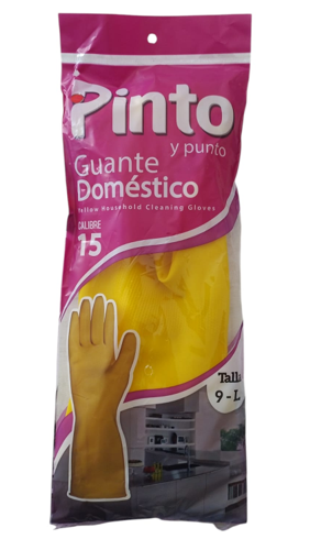GUANTE DOM AMARILLO CAL15 T9 PINTO COD:131026
