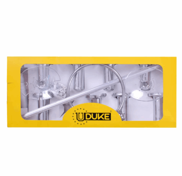 KIT ACCESORIOS PARA BANO X6 PIEZAS EN CAJA UDUKE (9111) Item: 5393K