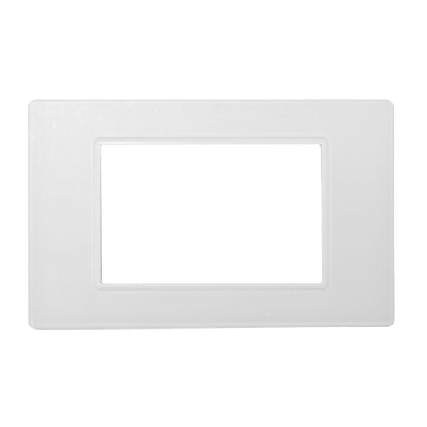 TAPA LUXOR BLANCA CRISTAL ACRILICA CUADRADA (V10-02AB)
