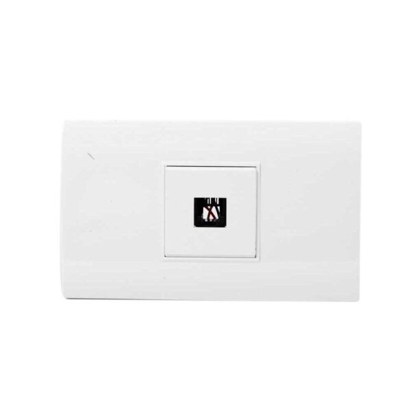 LINEA BK PLUS BLANCA INCRUSTAR TOMA TELEFONO (118K-17) (HT20683)