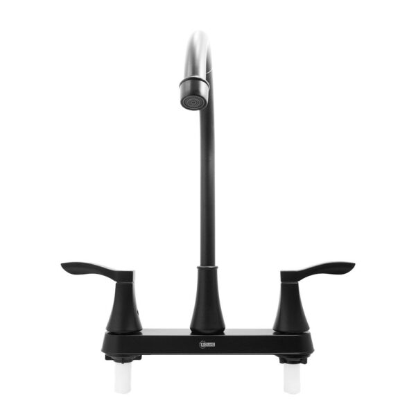 MEZCLADOR LAVAPLATOS ALETA 8" NEGRO ABS UDUKE  (HT2166)