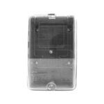 CAJA PARA CONTADOR PLASTICA MONOFASICA POLICARBONATO CON PORTABREAKER VISOR EN VIDRIO (T1201-0018)