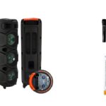 CABINA DE SONIDO 8" X 3 PARLANTES INCLUYE MICROFONO Y CONTROL NT-PB28