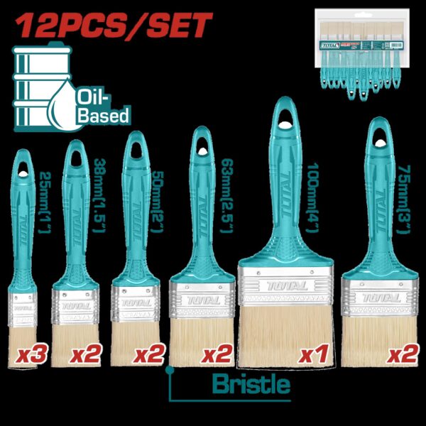 BROCHA X 12 PZS  SUPER TOTAL (THT84501201)