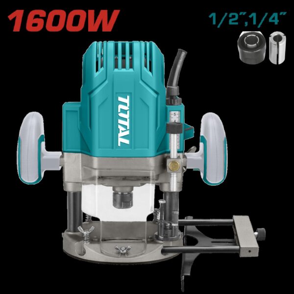 RUTEADORA 1/4 - 1/2 1600W INDUSTRIAL SUPER TOTAL (UTR111216)