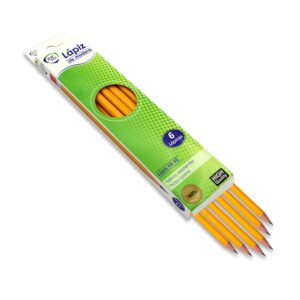 LAPIZ AHROYAL AMARILLO MADERA #2.HB X 6 UND (PAC3179)