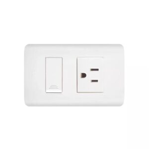 LINEA AVE  BLANCA INCRUSTRAR TOMA SWICHE (15016N)