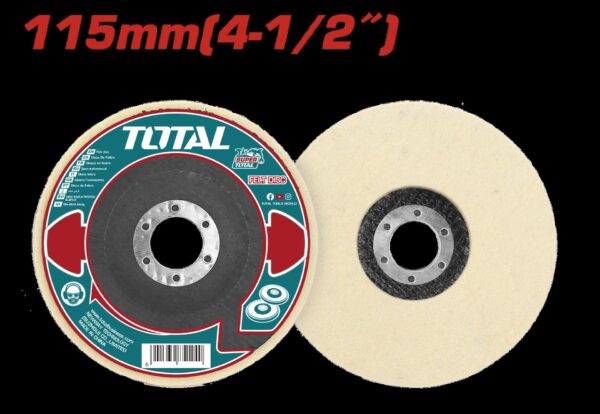 DISCO DE FIELTRO 4-1/2" SUPER TOTAL (TAC671151)