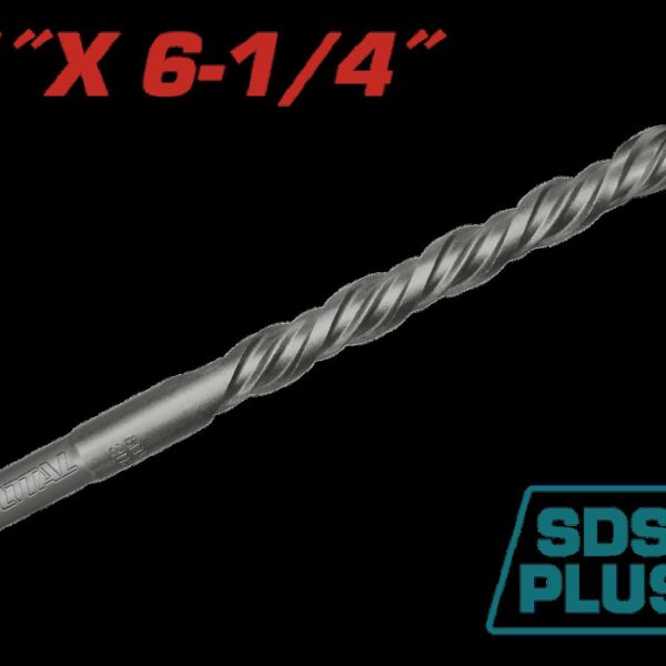 BROCA SDS PLUS 1/4 X 6-1/4" INDUSTRIAL SUPER TOTAL (TAC3101042)